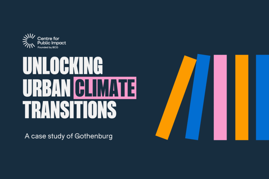 Unlocking Urban Climate Transitions report cover